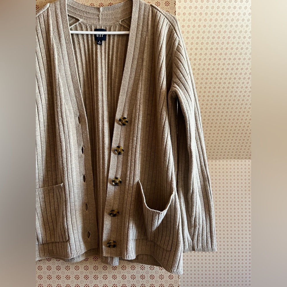 Gap Wool-Blend Cardigan